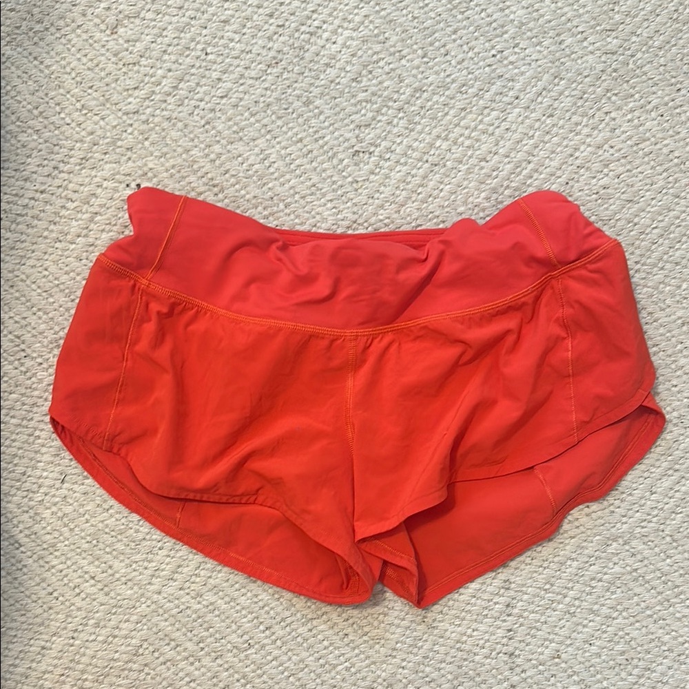 lululemon athletica Red Athletic Shorts